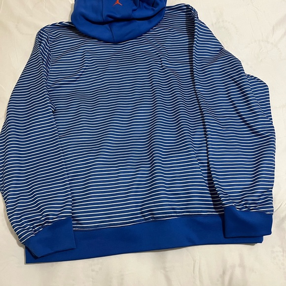 Jordan Melo Performance Pullover Hoodie Game Royal White Mens Size 2XL - Picture 5 of 5